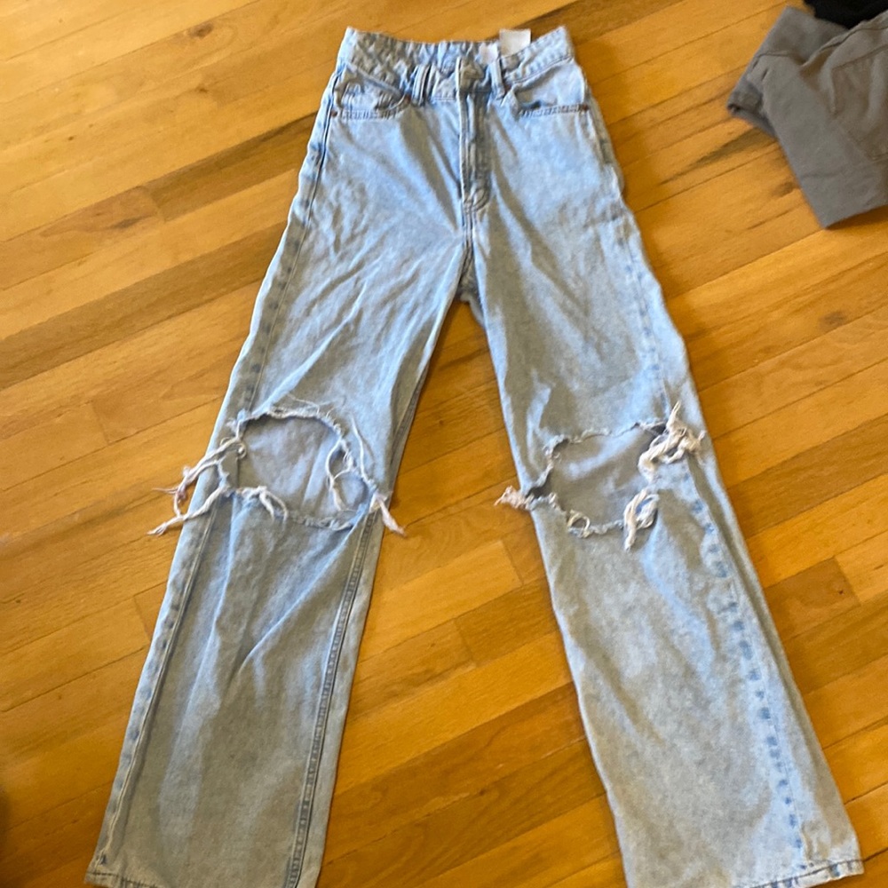 White washed Baggy jeans